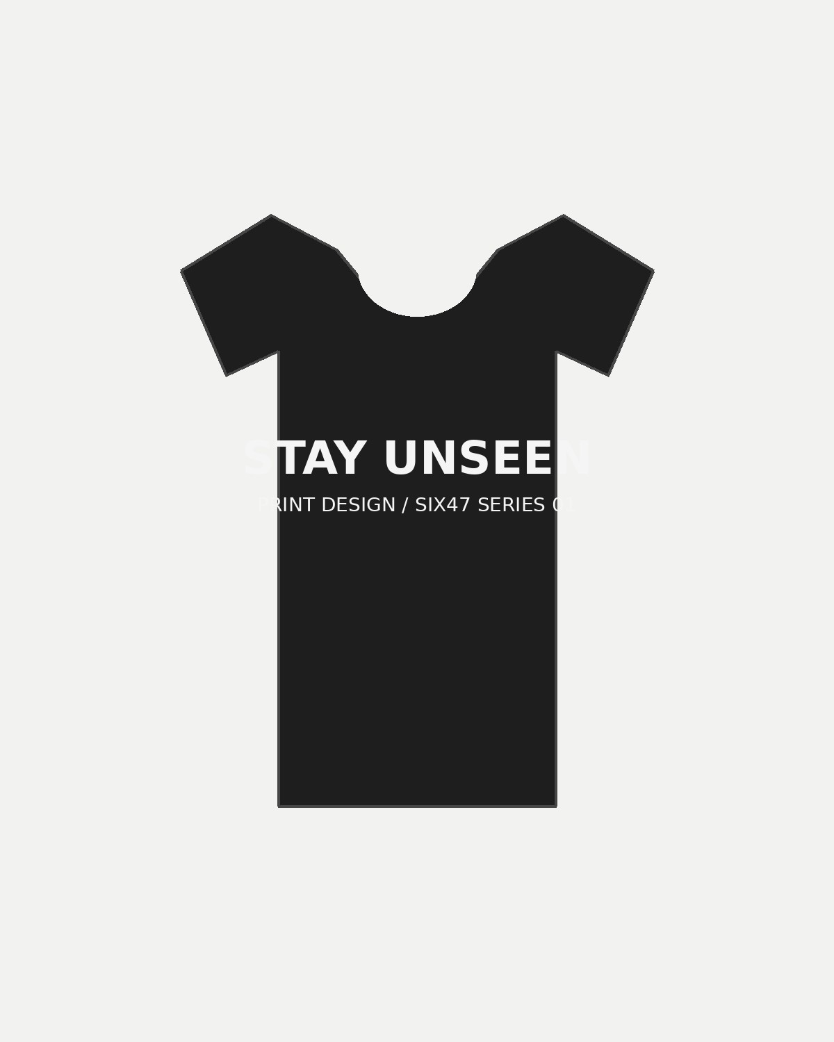 STAY UNSEEN Tee – Bild 2