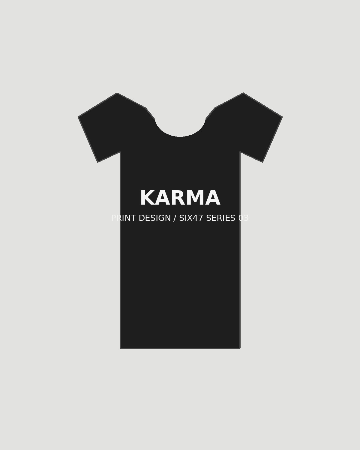 KARMA HAS NO DEADLINE Tee – Bild 2